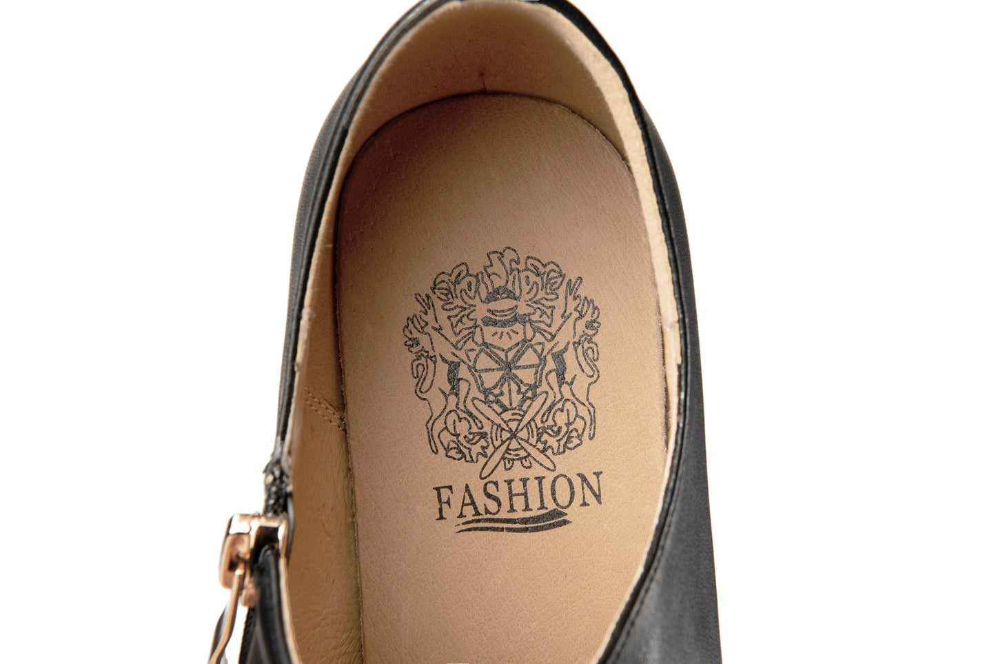 Nine Seven Women's Pointed Toe Genuine Leather Handmade Side Zipper Lace Up Mid Heels Trendy Pumps Shoes