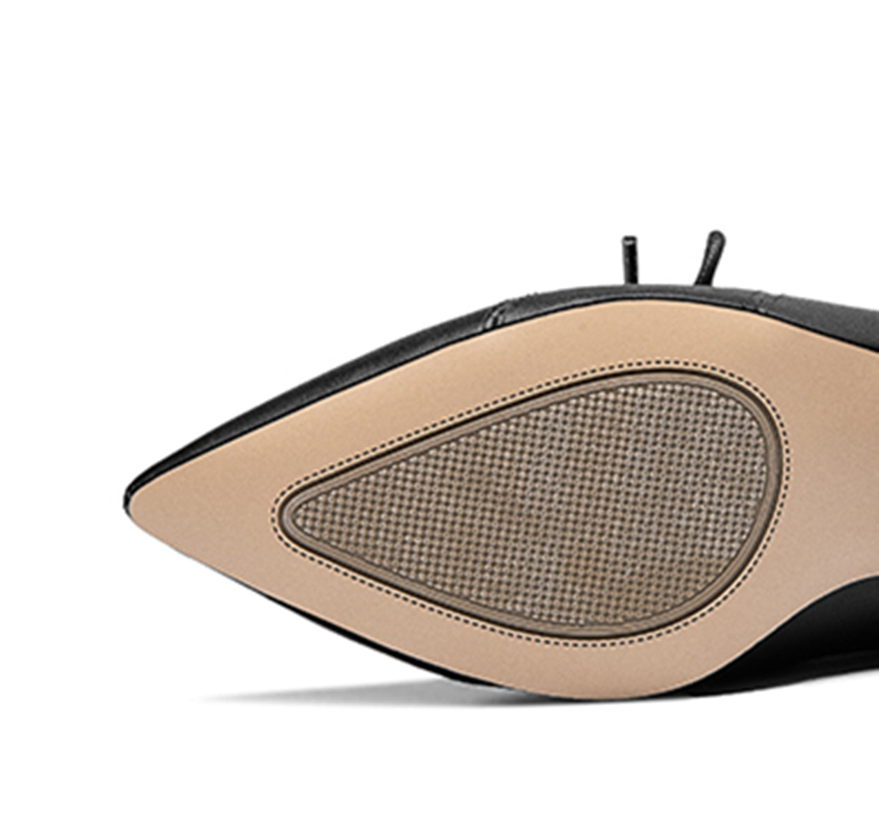 Nine Seven Women's Genuine Leather Handmade Comfortable Mid Block Heel Pointed Toe Graceful Lace Up Pump Shoes