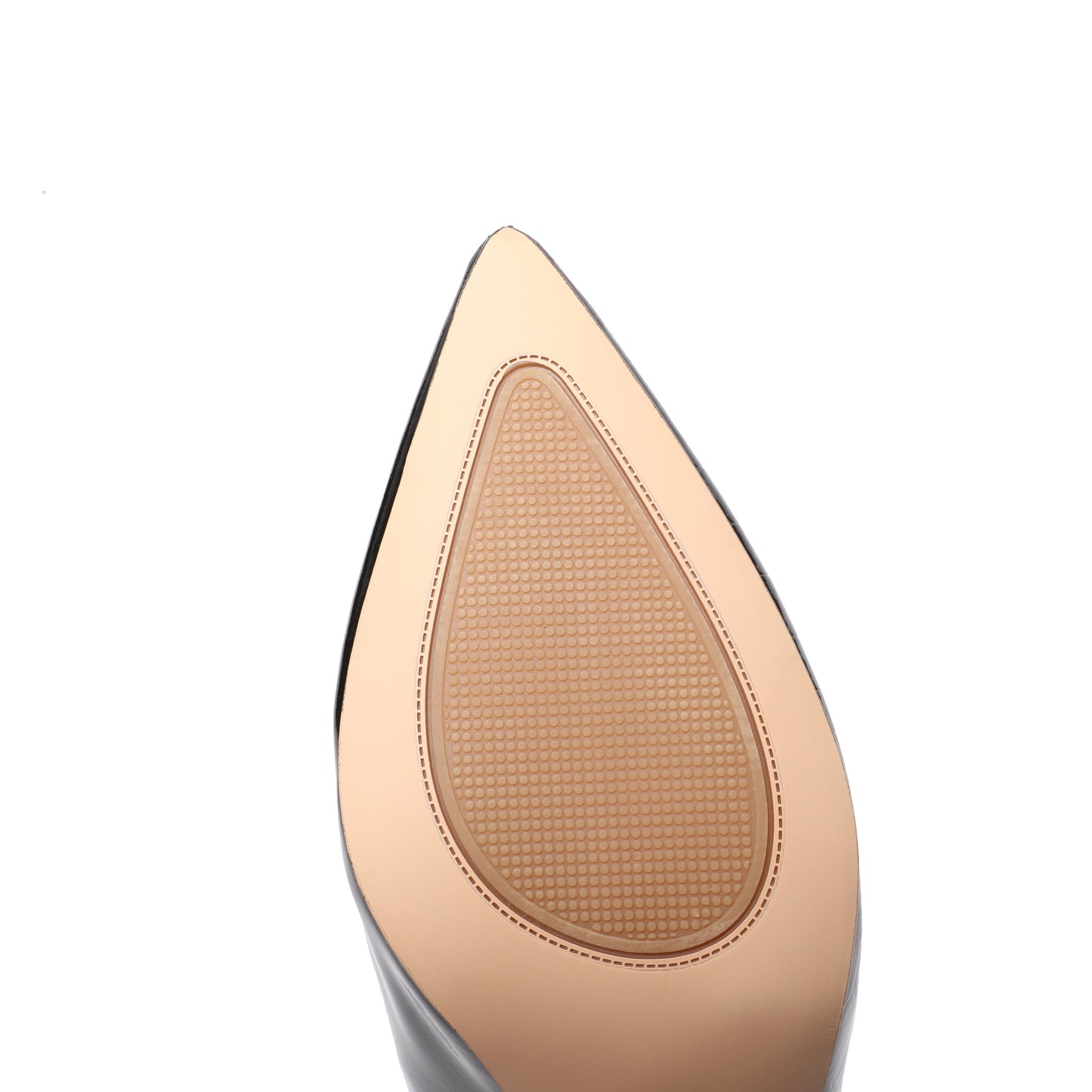 Nine Seven Women's Handmade Patent Leather Pointed Toe Stylish Front Zip Up High Spool Heel Ankle Boots