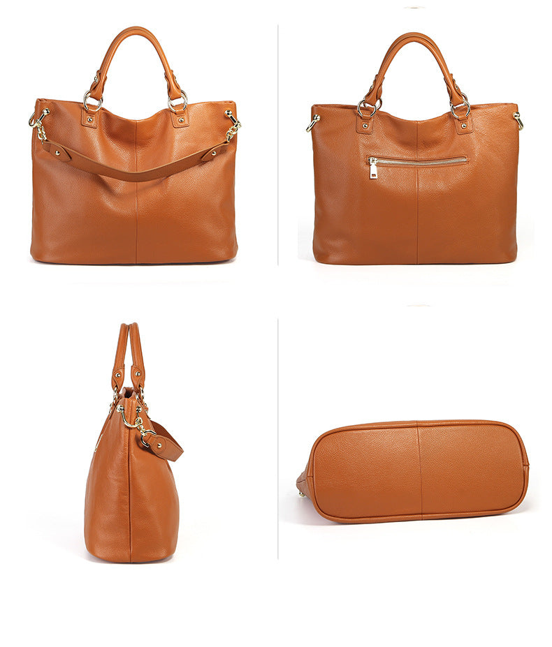 Nine Seven Women's Handmade Satchel Handbags Shoulder Hobo Bag Soft Genuine Leather Ladies Messenger Crossbody Totes with Zip Inner Pocket