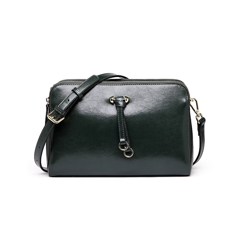 Nine Seven Crossbody Bag for Women Handmade Genuine Leather Ladies Cell Phone Purse with Adjustable Strap