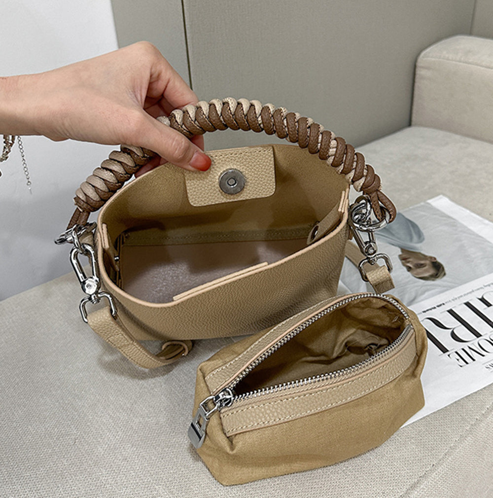 Nine Seven Genuine Leather Handmade Satchel Crossbody bags Tote Handbags for Women Adjustable Shoulder Bags