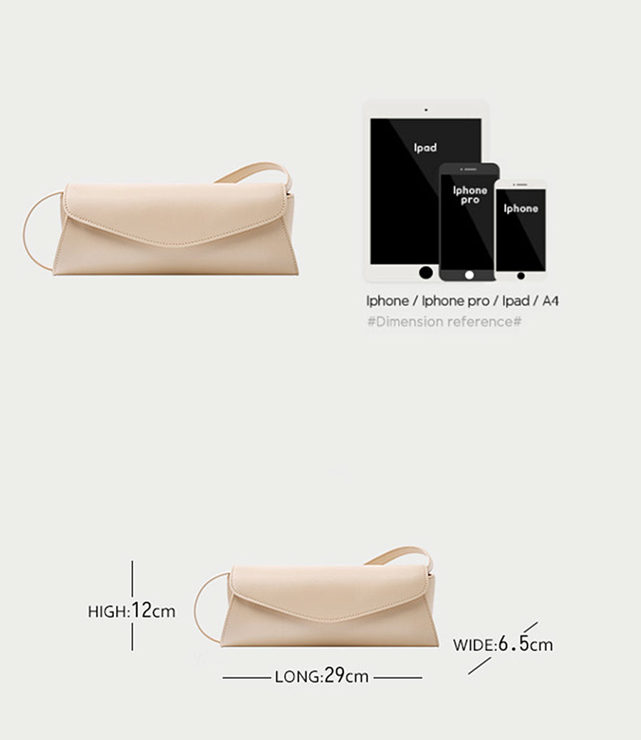 Nine Seven Soft Genuine Leather Clutches Women's Handmade Shoulder Bags Crossbody Purse