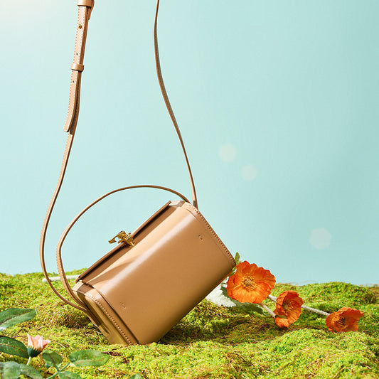 Nine Seven Crossbody Bag for Women Handmade Genuine Leather Ladies Cell Phone Purse Handbag Tote with Adjustable Strap