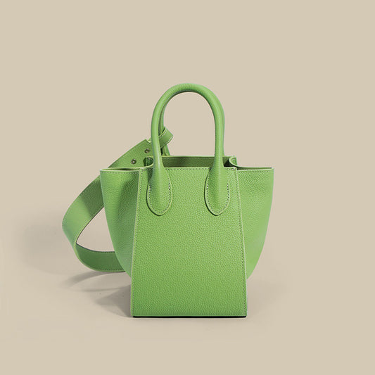 Nine Seven Tote Genuine Leather Handmade Handbag for Women Large Capacity Shoulder Crossbody Bags with Inside Subbag