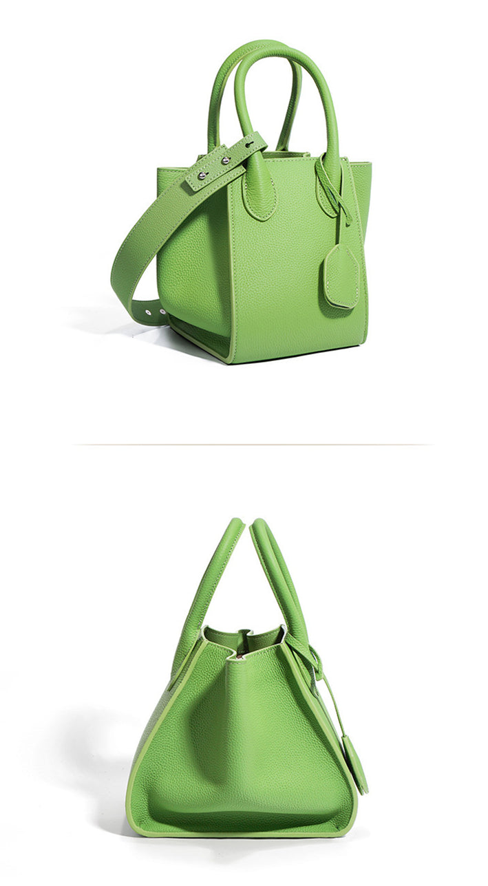 Nine Seven Tote Genuine Leather Handmade Handbag for Women Large Capacity Shoulder Crossbody Bags with Inside Subbag