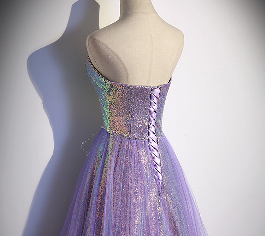 Nine Seven Women's Lace Up Ball Grown Evening Princes Dress with Pearls