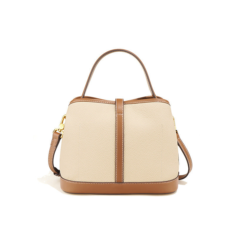 Nine Seven Assorted Color Handbag Genuine Leather Women's Handmade Tote Crossbody Shoulder Bag with Inside Subbag