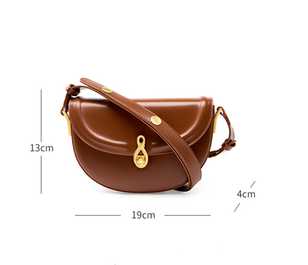 Nine Seven Handmade Genuine Leather Shoulder Bag for Women Ladies Simple Design Cell Phone Purse Crossbody Bags
