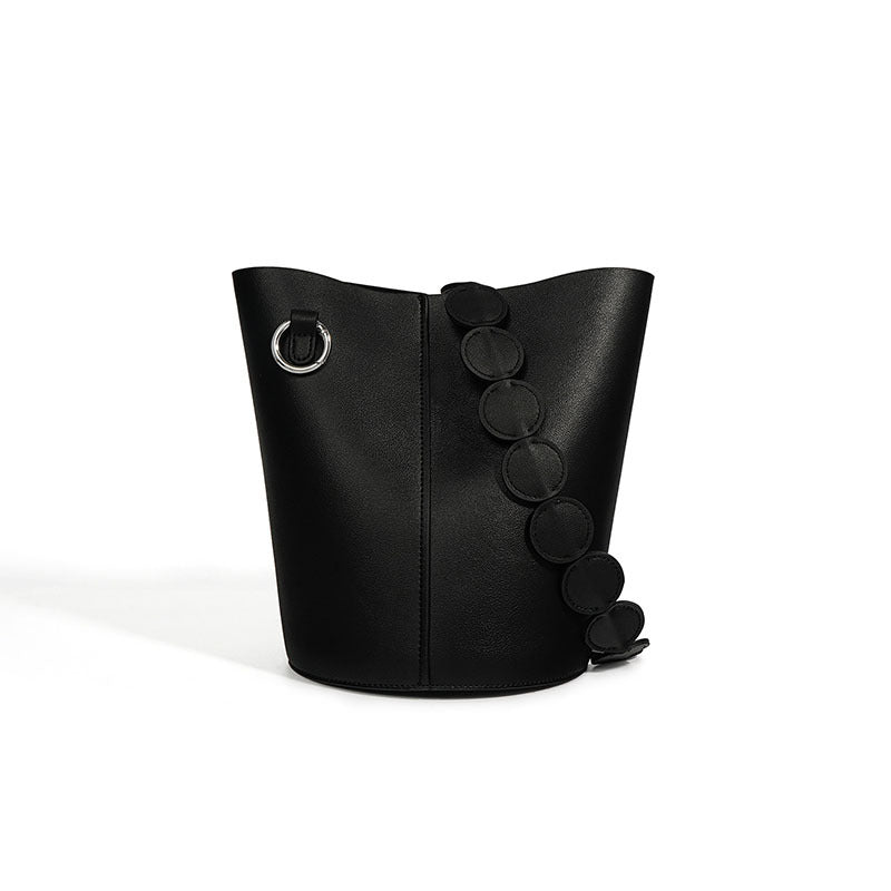 Nine Seven Women's Shoulder Bags Genuine Leather Handmade Designed Adjustable Strap Solid Color Office Shopping Daily  Bag