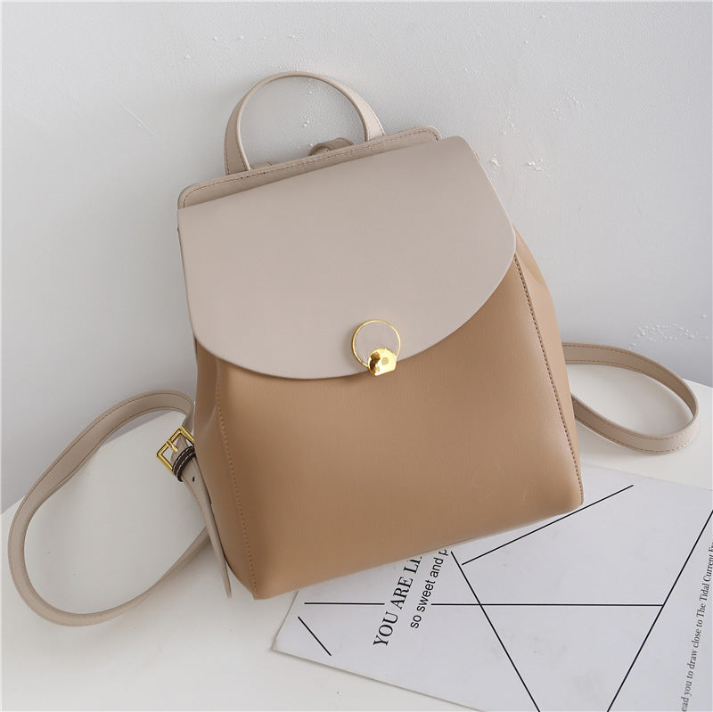 Nine Seven Women's Handmade Genuine Leather Backpack Traval School Casual Bag