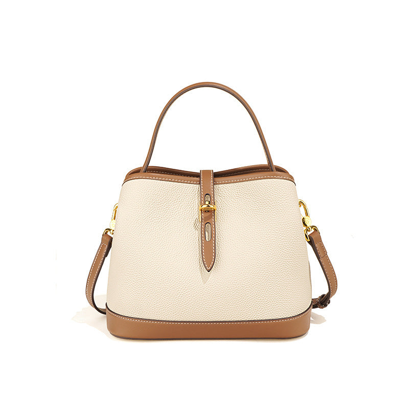 Nine Seven Assorted Color Handbag Genuine Leather Women's Handmade Tote Crossbody Shoulder Bag with Inside Subbag