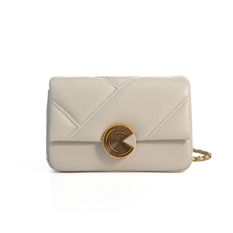 Nine Seven Genuine Leather Women's Handmade Crossbody Bag Metal Ball Decor Purses