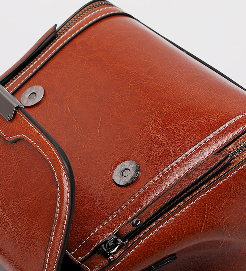 Nine Seven Handbag Genuine Leather Handmade Tote for Women Soft Adjustable Strap Crossbody Bag