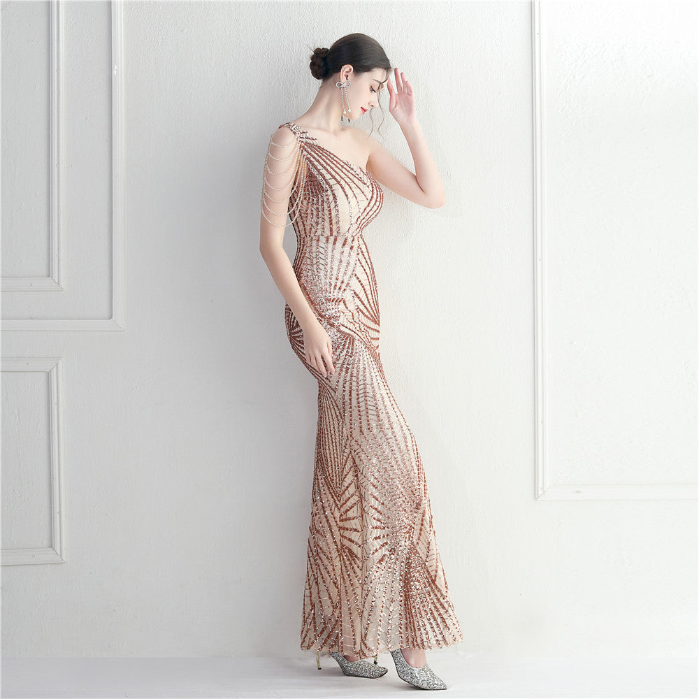 Nine Seven Women's Sexy Side Split Back Zip Up Mermaid Evening Party Formal Ocassion Dresses