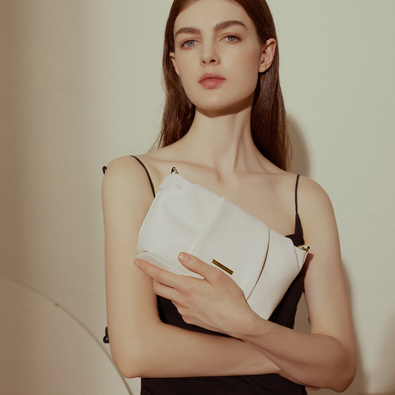 Nine Seven Genuine Leather Women's Handmade Clutches Summer Light Colors Crossbody Bags