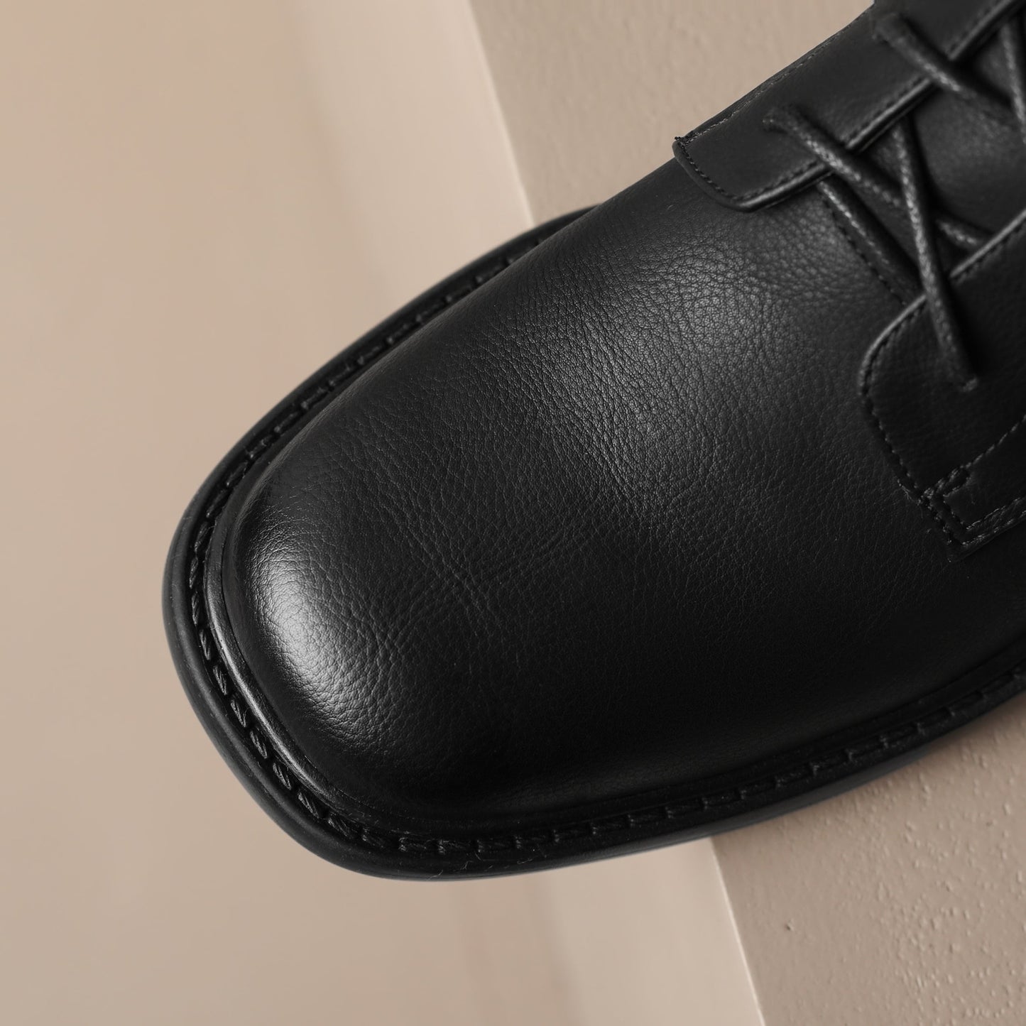 Nine Seven Handmade Women's Genuine Leather Front Lace Up Round Toe Low Chunky Heel Motorcycle Ankle Boots Shoes