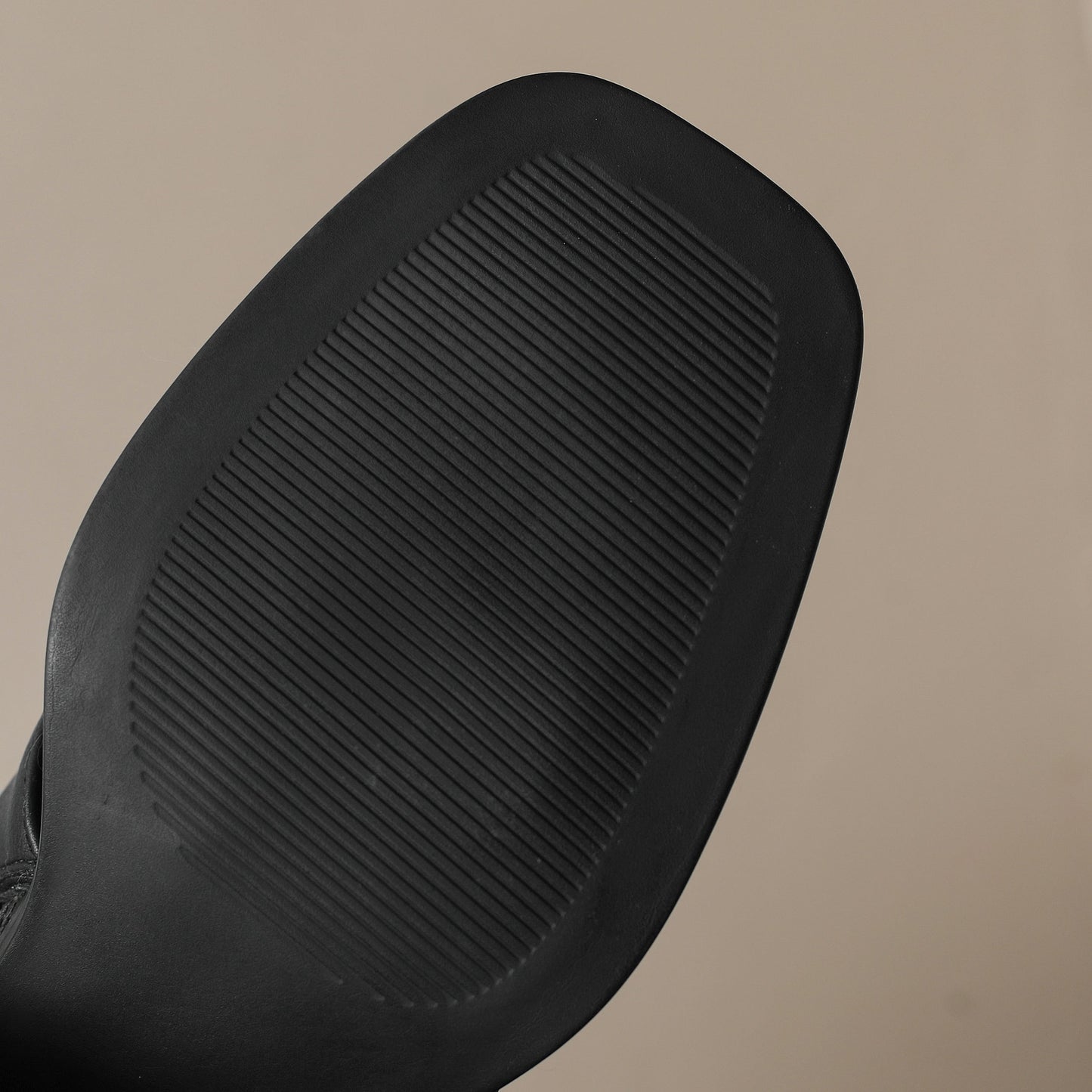 Nine Seven Handmade Women's Genuine Leather Décor Buckle Side Zipper Square Toe Mid Chunky Heel Ankle Boots