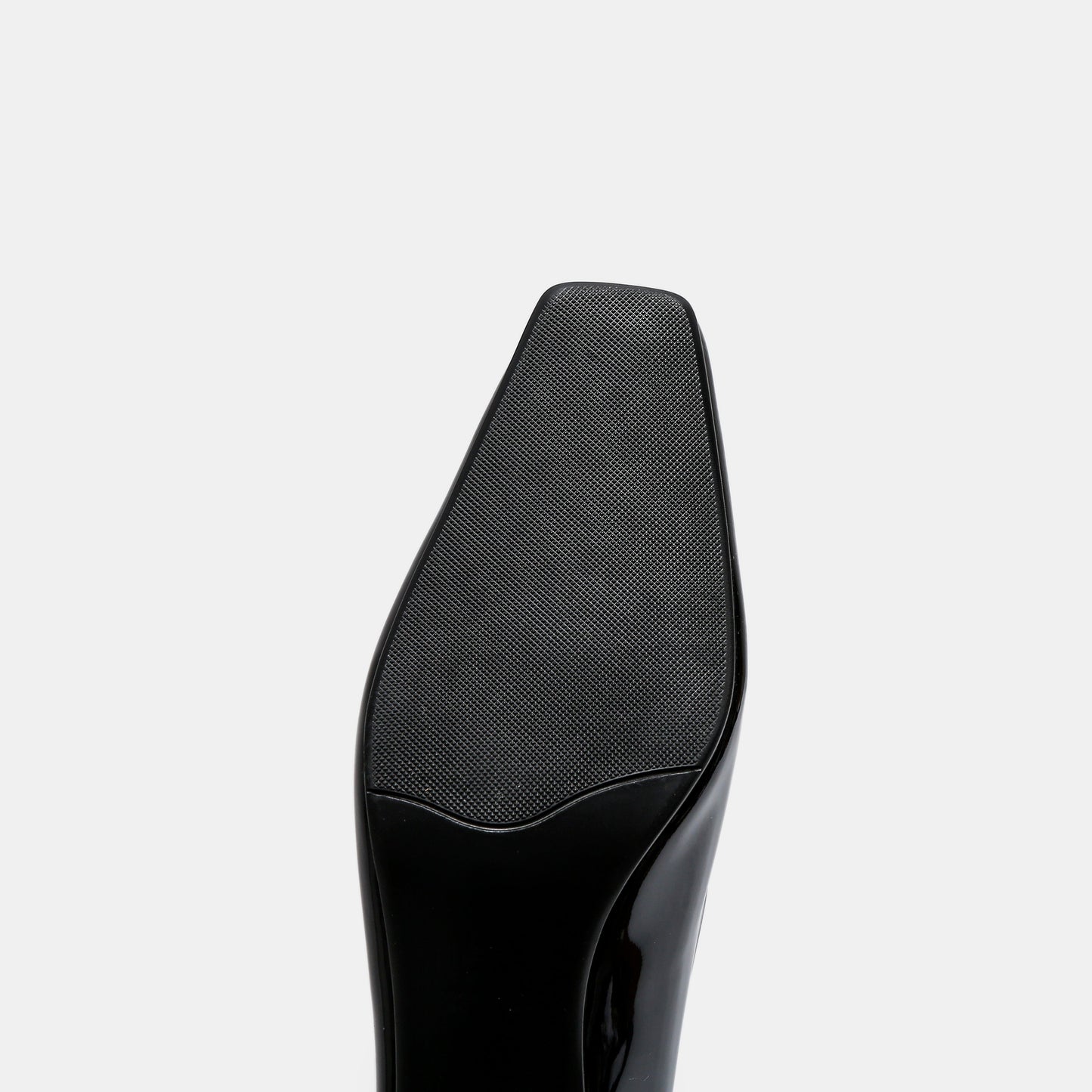 Nine Seven Women's Patent Leather Handmade Low Heel Mental Square Toe Slip On Vintage Loafer Pumps