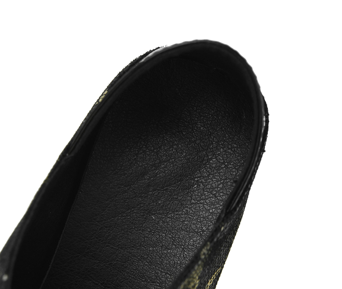 Nine Seven Women's Pointed Toe Genuine Leather Handmade Front Zipper Low Chunky Heels Stylish Pumps Shoes