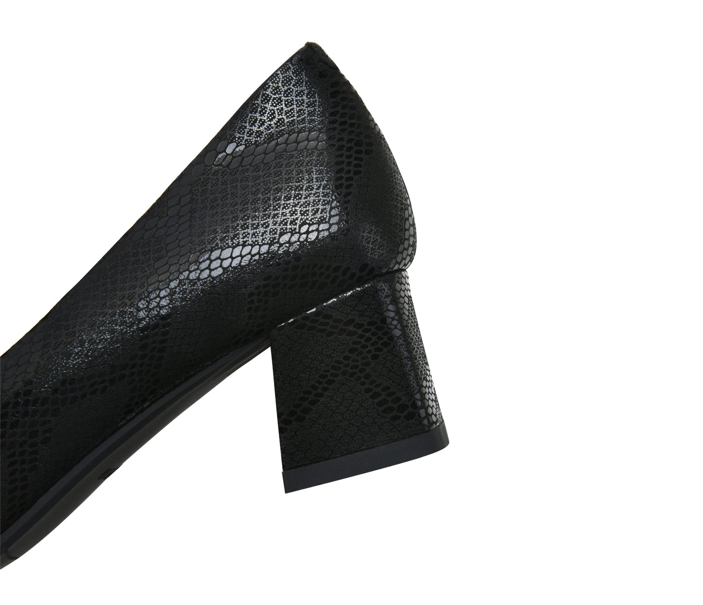 Nine Seven Women's Genuine Leather Handmade Square Toe Low Block Heels Stylish Loafers Shoes