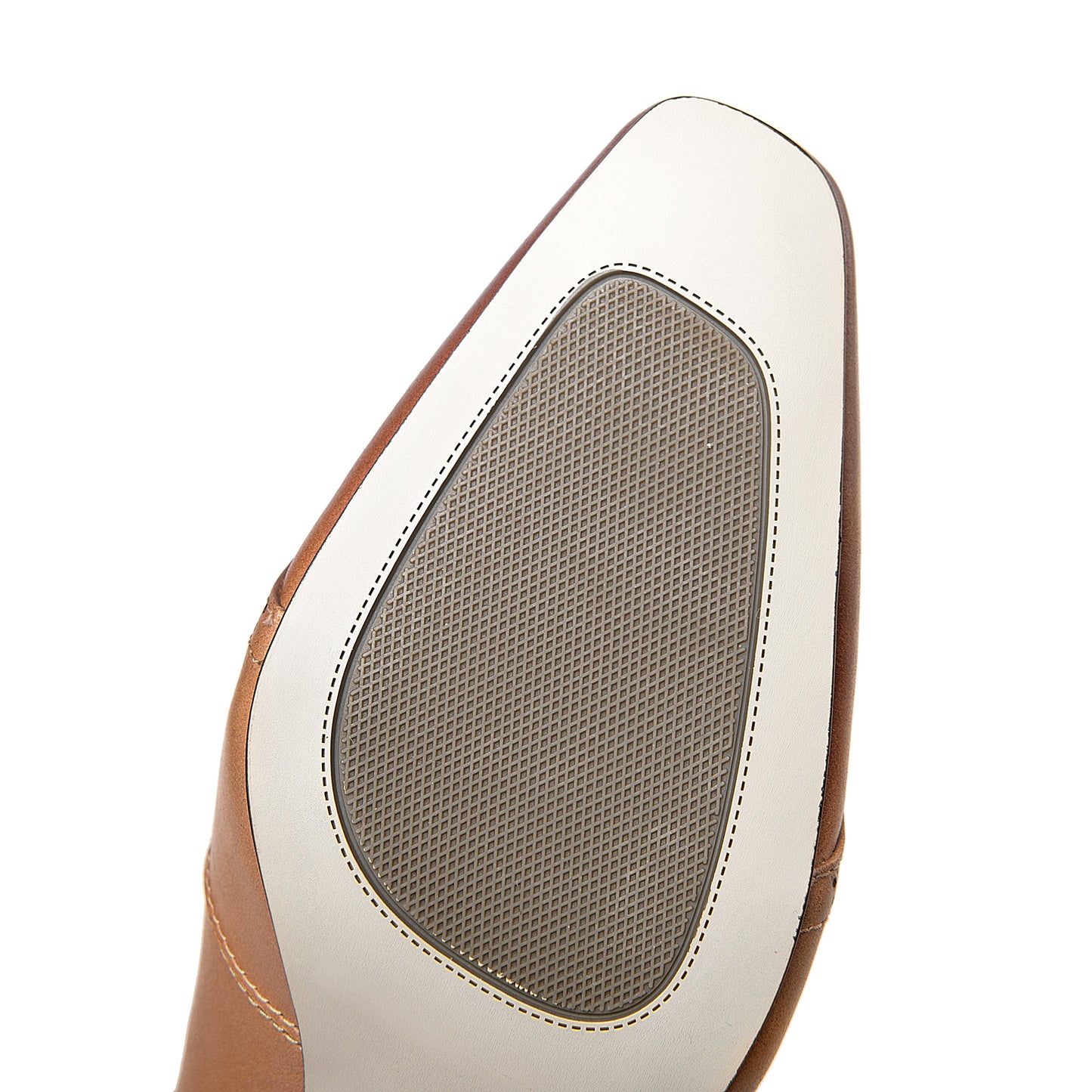 Nine Seven Genuine Leather Women's Handmade Little Square Toe Mental Mid Stiletto Heel Buckle Gradient Color Mary Jane Pump Shoes