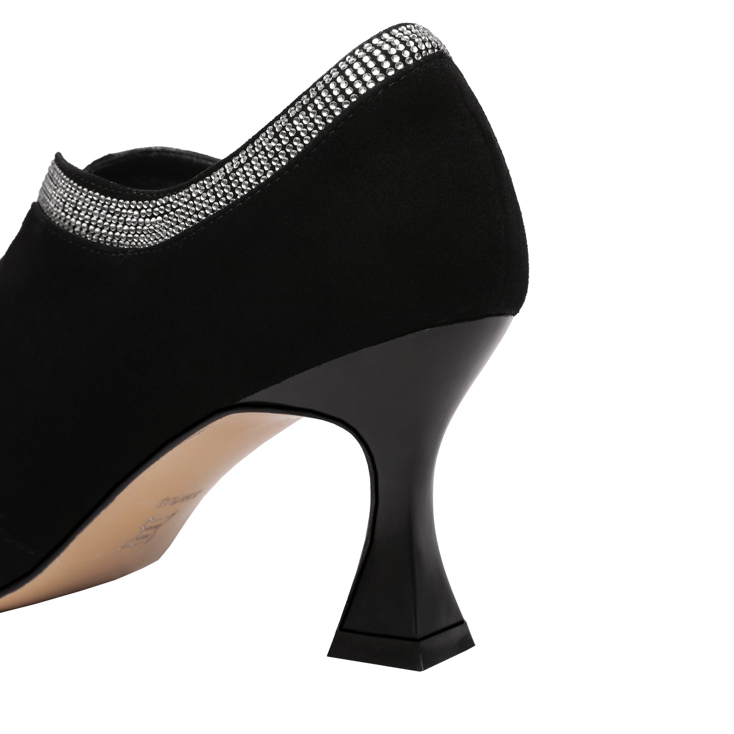 Nine Seven Women's Pointed Toe Soft Suede Leather Stiletto Mid Heels Handmade Dress Pumps Shoes