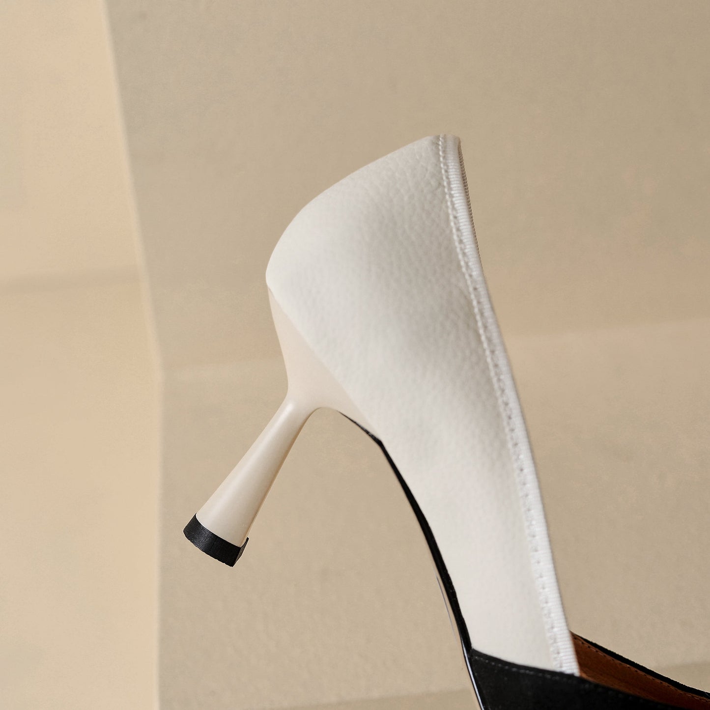 Nine Seven Women's Handmade Assorted Leather Pointed Toe Kitten Heel Slip On Elegant Pumps