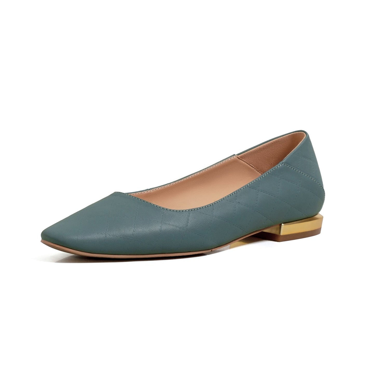 Nine Seven Women's Handmade Genuine Leather Comfortable Flat Loafer Shoes