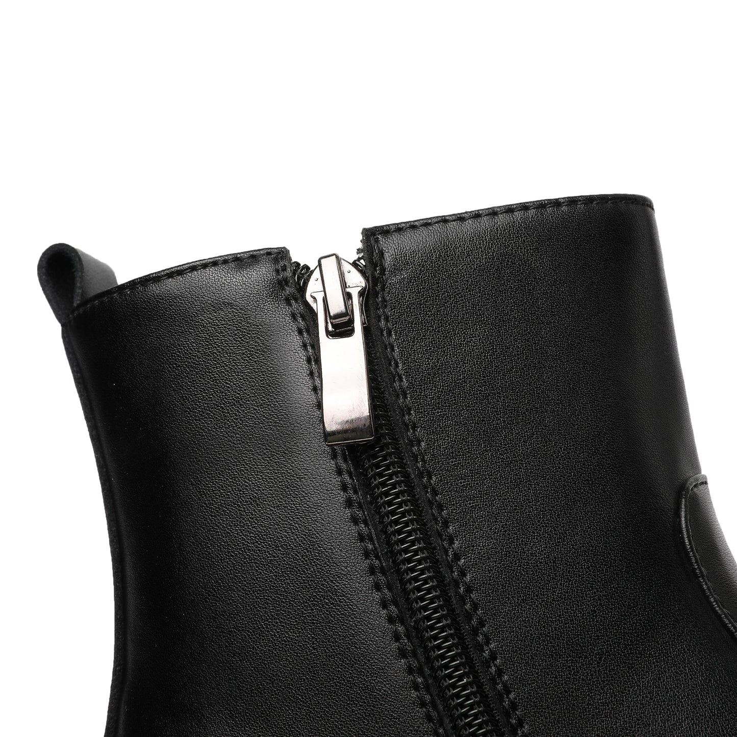 Nine Seven Handmade Women's Suede Leather Ethnic Embroidered Embossed Floral Pointed Toe Low Chunky Heel Side Zipper Ankle Boots Shoes