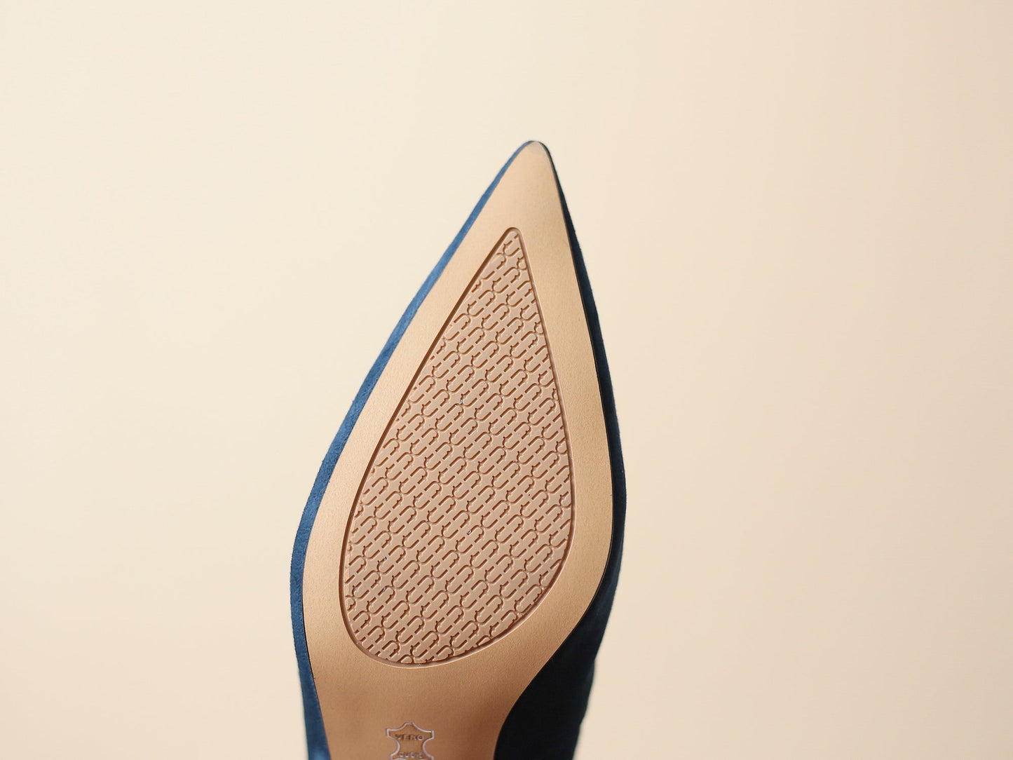 Nine Seven Handmade Suede Leather Women's Clear Pointed Toe Mid Heel Slip On Loafer Pumps