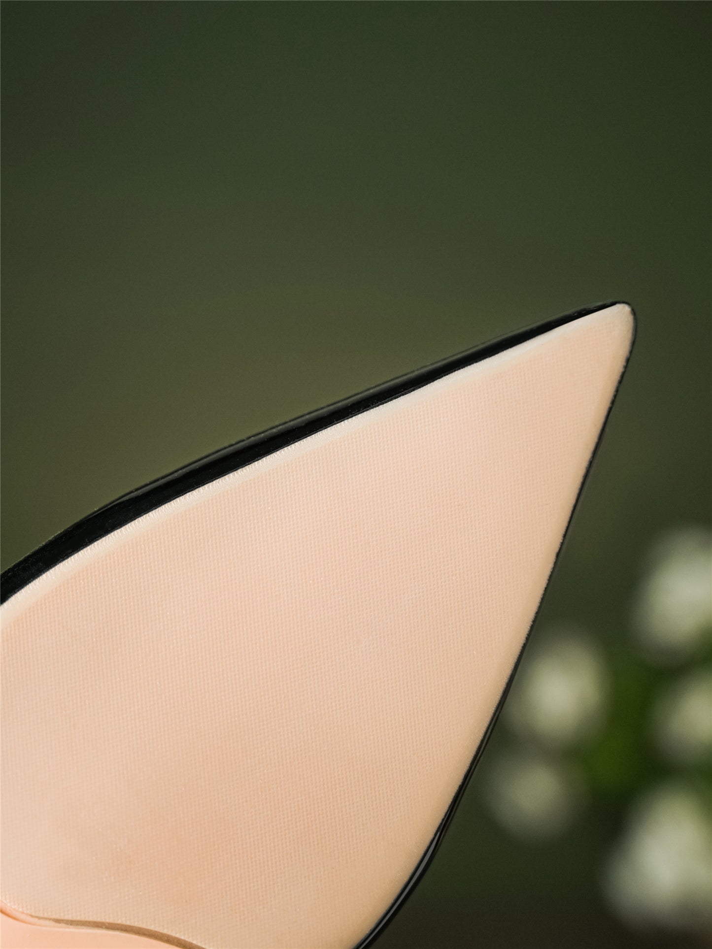 Nine Seven Glossy Patent Leather Handmade Women's Pointed Toe Slip On Stiletto Heel Weeding Pumps Shoes